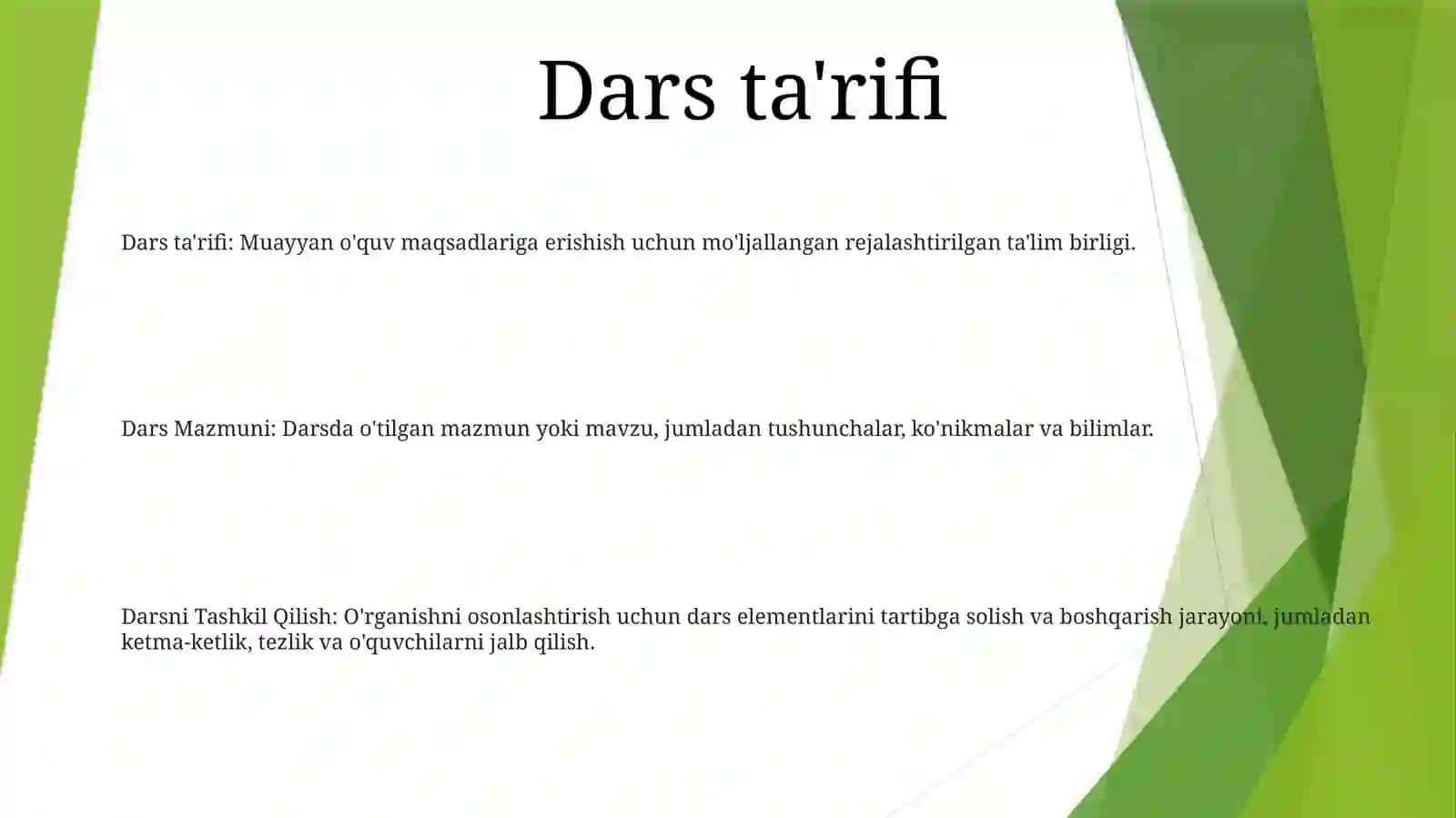 Dars Mazmuni 2