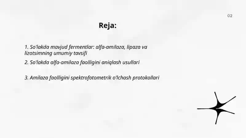 So'lakda fermentlar faolligini va mutsin borligini aniqlash 2