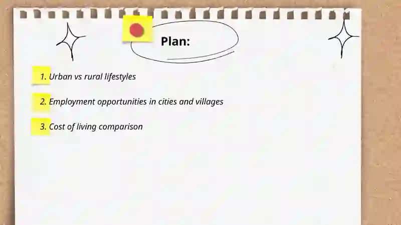 City life and village life 2