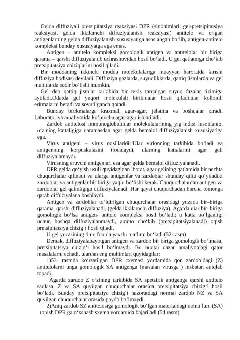 Gelda diffuziyali pretsipitatsiya reaksiyasi 2