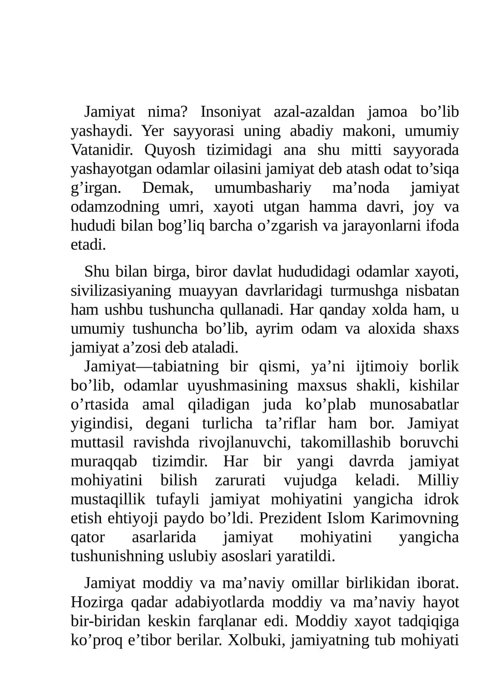 Jamiyat falsafasi 2
