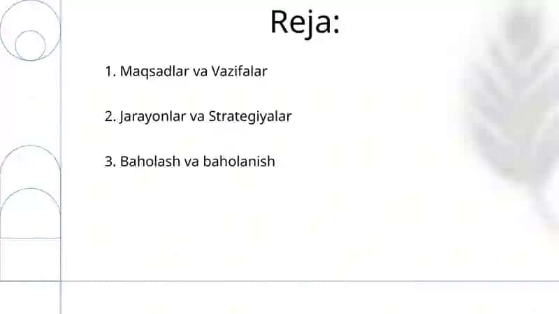 Pedagogik faoliyatning tarkibiy tuzilmasi 2