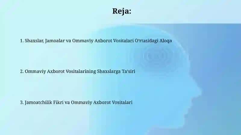 OAV vositalarining shaxsga ta'siri 2