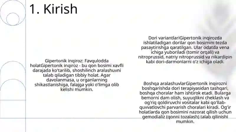 Gipertonik Krizda Ishlatiladigan Dori Vositalari 2