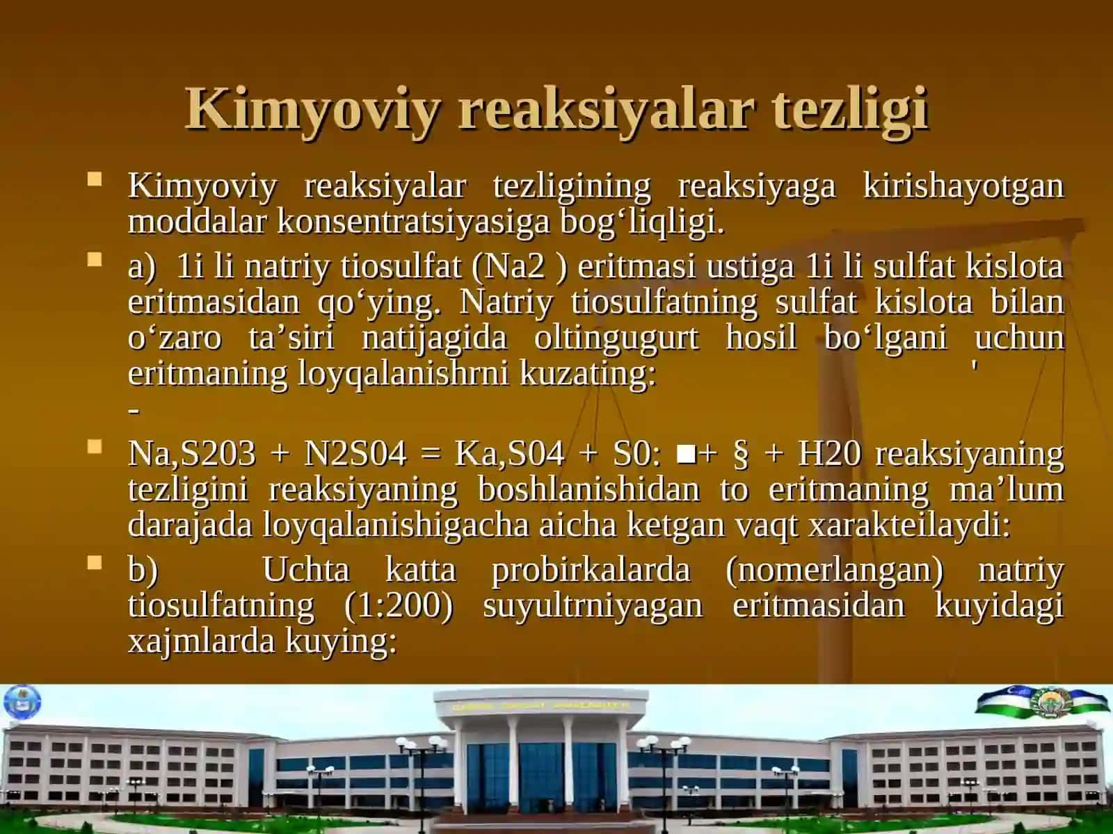 Kimyoviy muvozanat 2