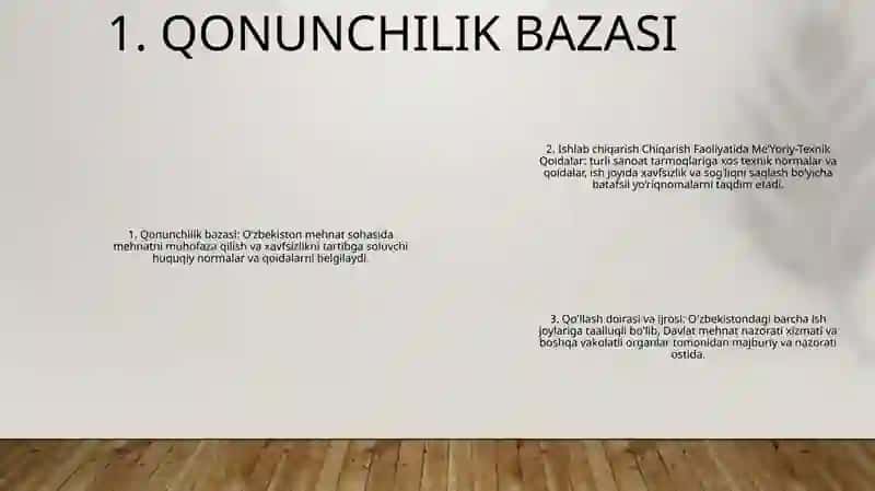 Ishlab Chiqarish Faoliyatida Me’Yoriy-Texnik Qoidalar 2