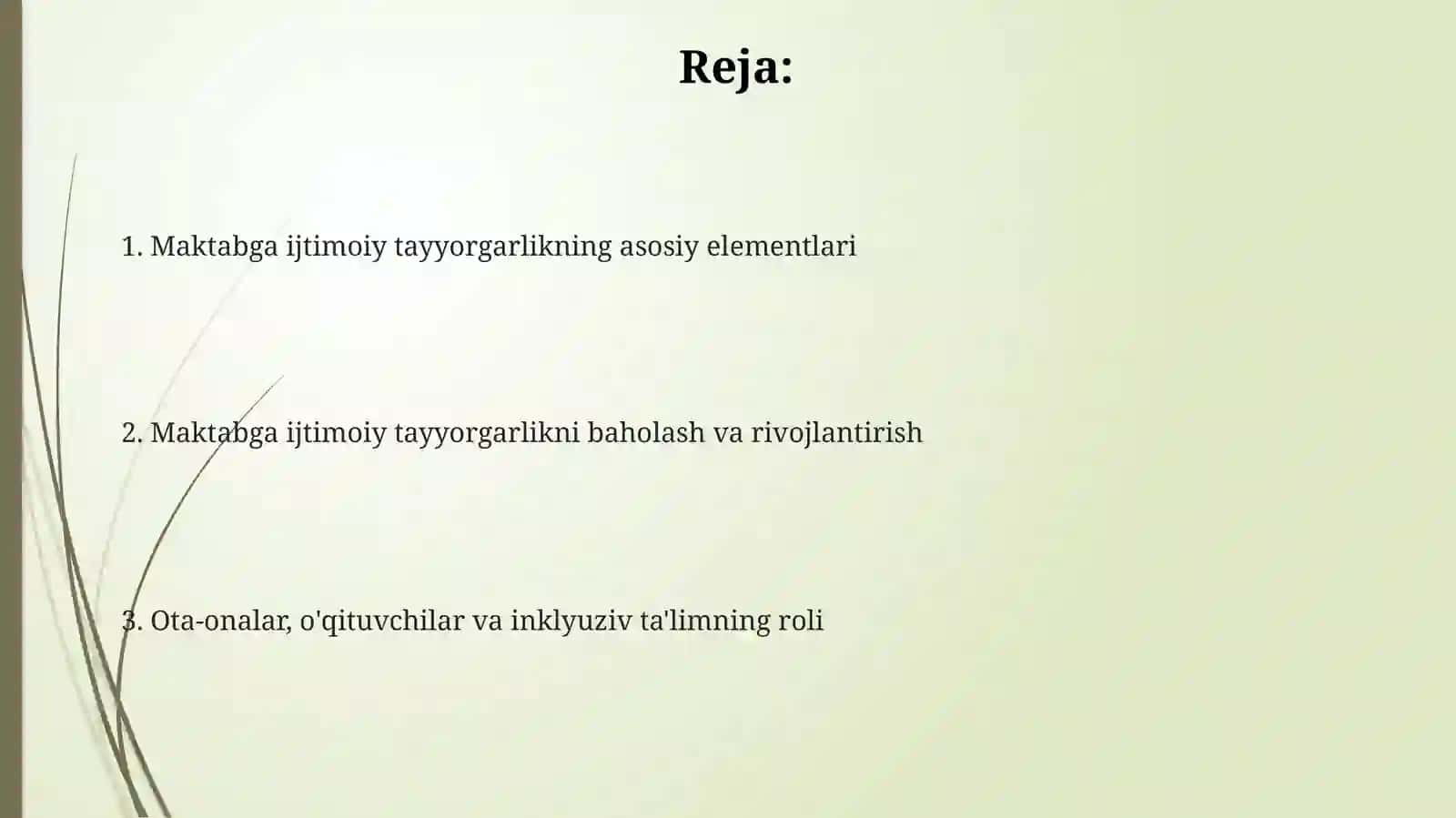 Maktabga ijtimoiy tayyorlik 2