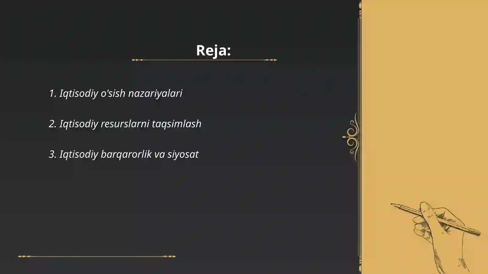 Iqtisodiy g'oyalar 2