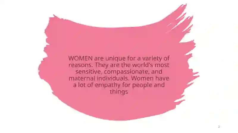The role of WOMEN in society 2