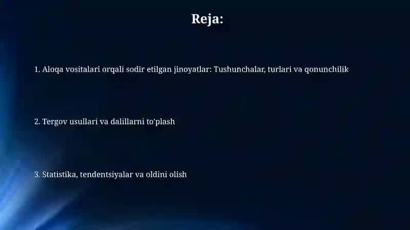Giyoxvanlik Vositallari va Jinoyatlar 2