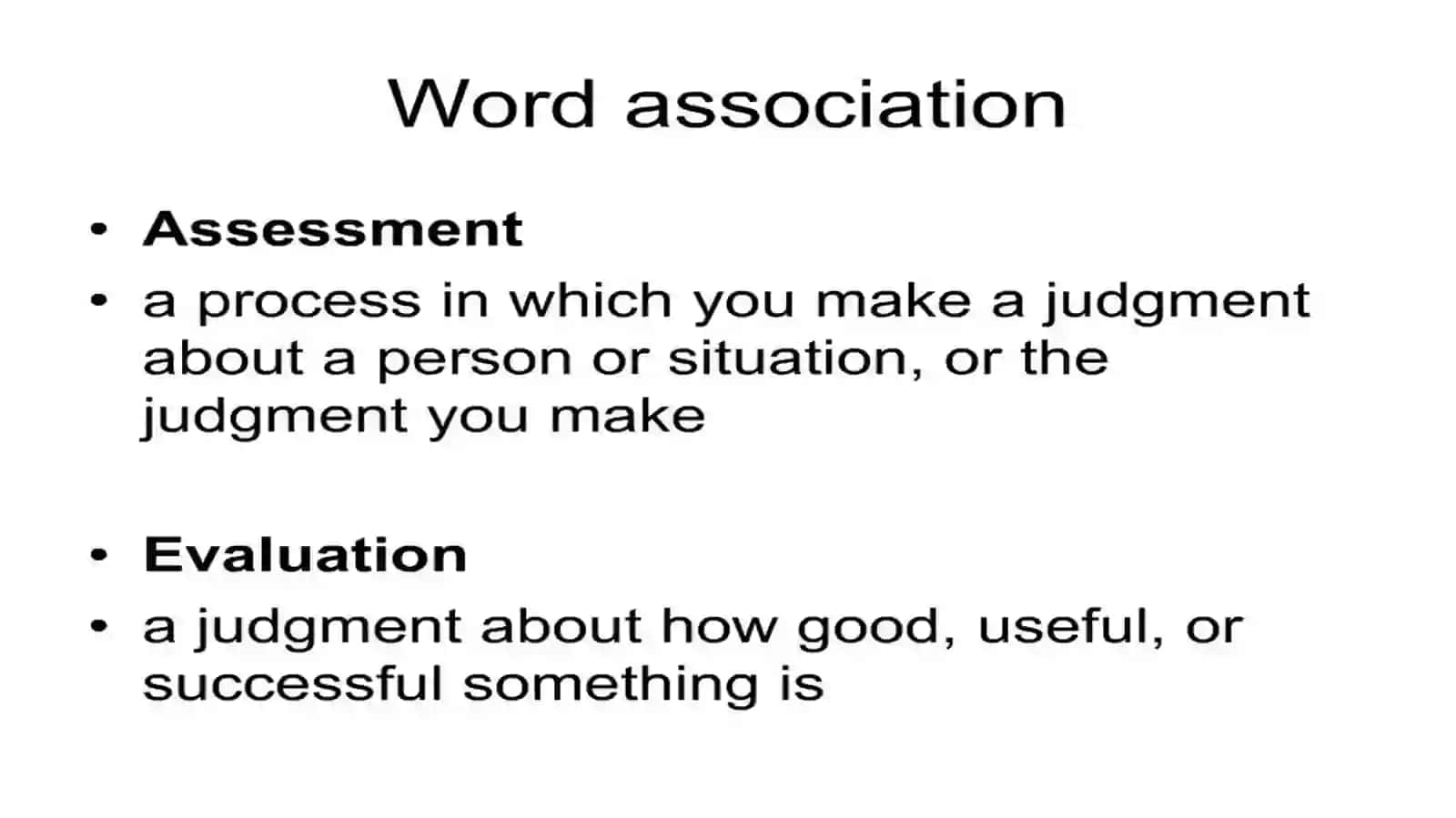 Types, Forms, and techniques of assessment inelt 2