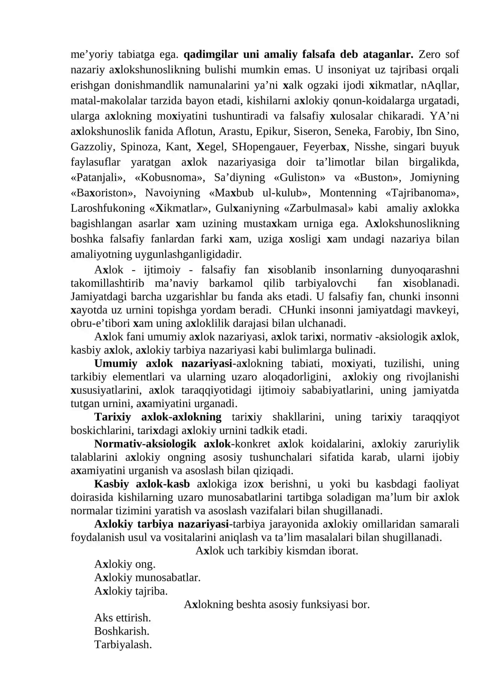 Axloqiy qadriyatlar falsafaси (Etika) 2