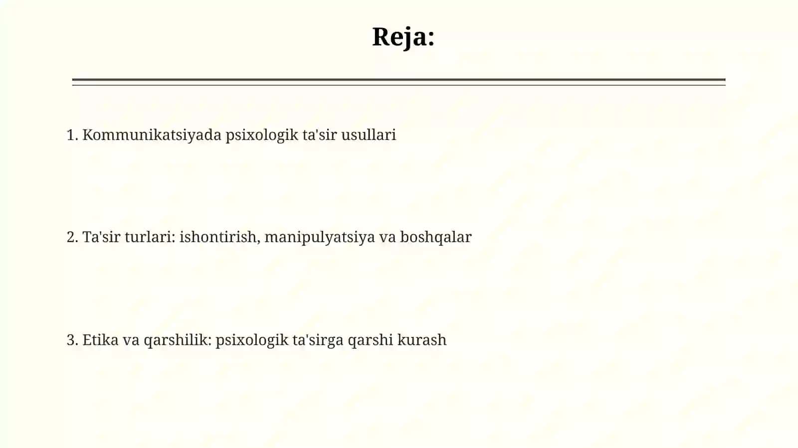Muloqotda psixologik ta'sir usullari 2