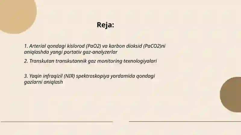 Qondagi gazlarni miqdorini aniqlashni yangi usullari 2