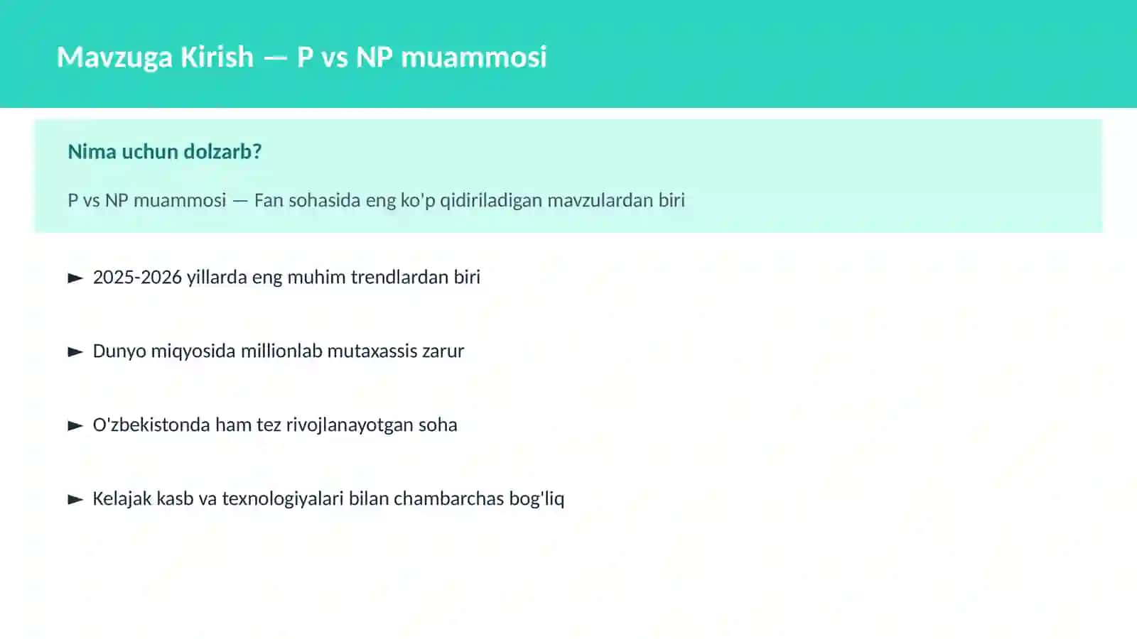 MATEMATIKA ZAMONAVIY 2