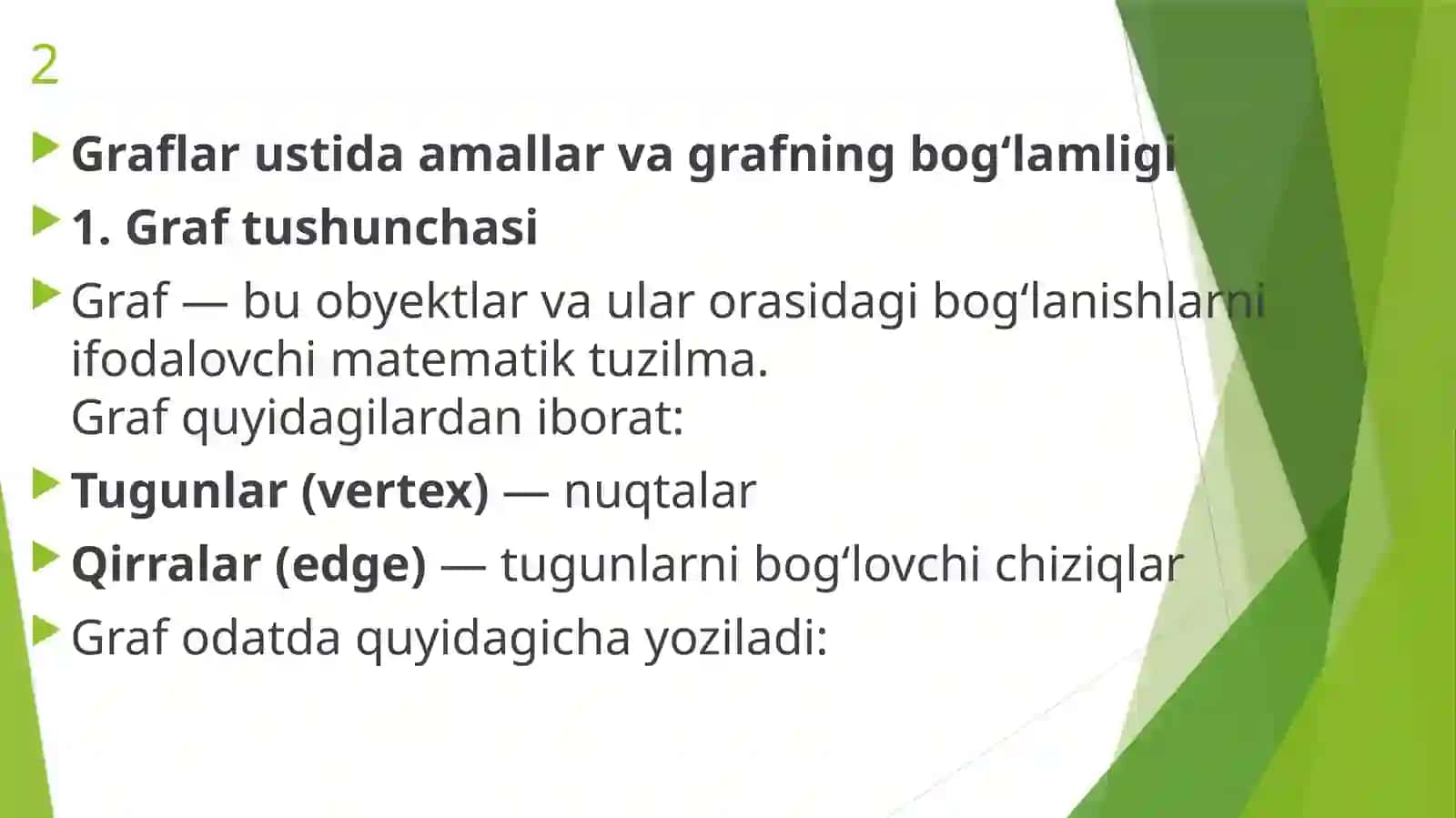 Graflarustidaamallarvagrafningbog‘lamligi 2