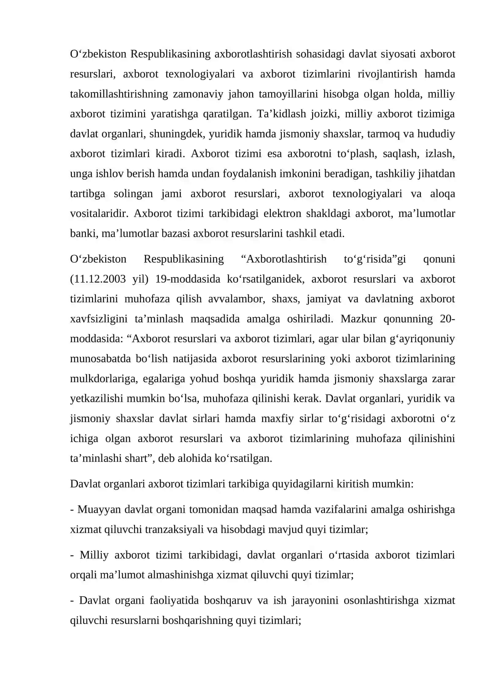 Milliy axborot resurslari, Davlat interaktiv xizmatlari 2