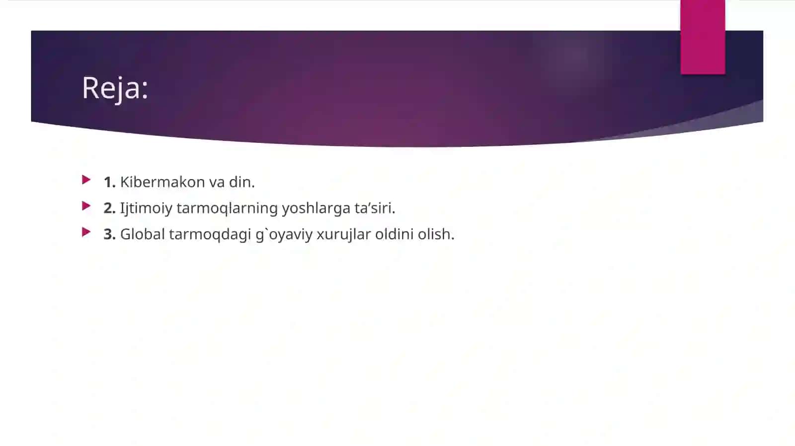 Kiber makonda diniy e`tiqod targ`ibotining ijtimoiy xavfi 2