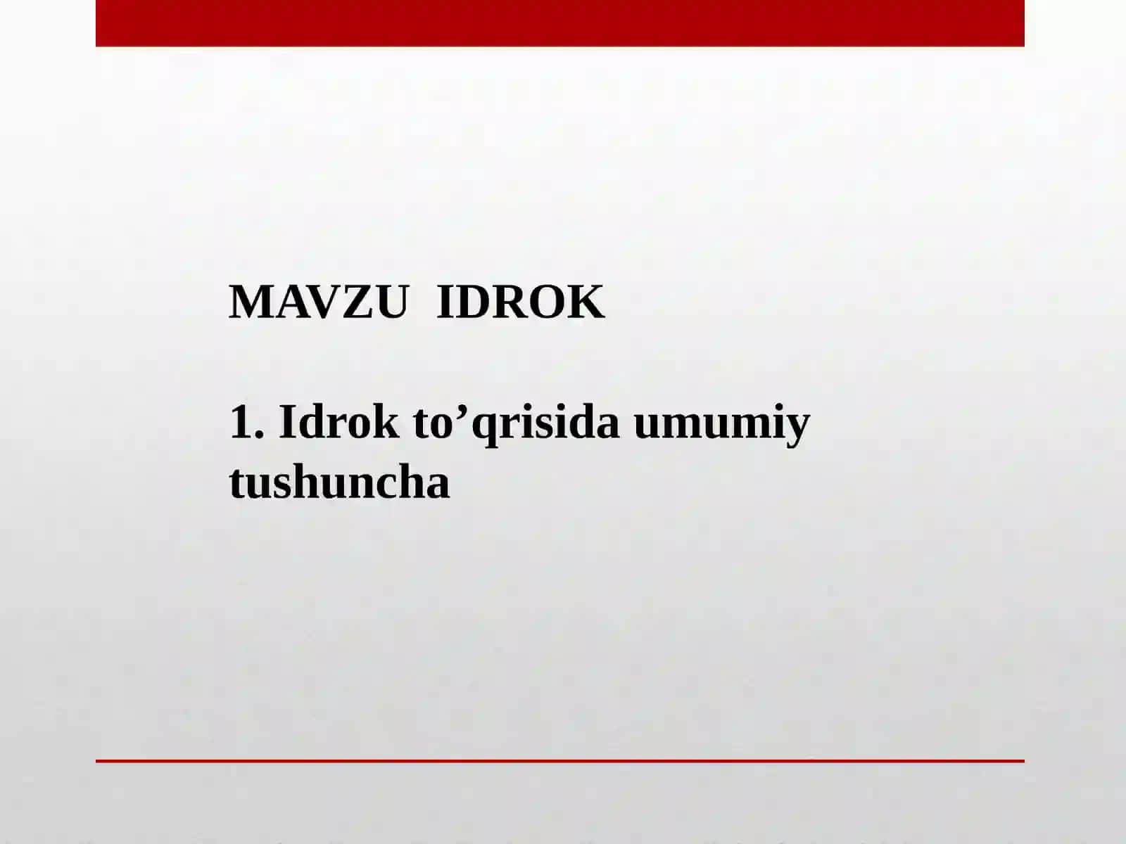 PSIXOLOGIYA NAZARIYASI VA TARIXI FANDAN BOBOXONOV ELDORINING MUSTAQIL ISHI 2
