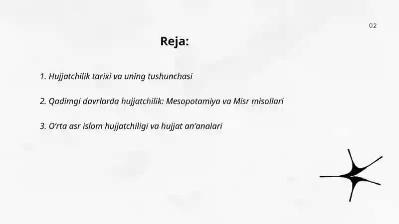Hujjatchilik tarixi. Normativ (me'yor) hujjat tushunchasi 2