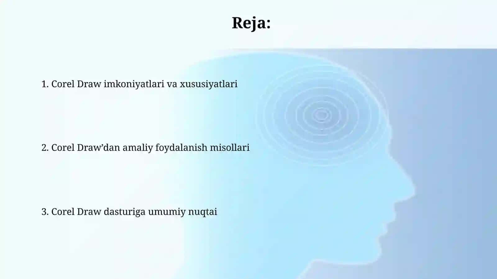 Corel Draw grafik dasturi va uning imkoniyatlari 2