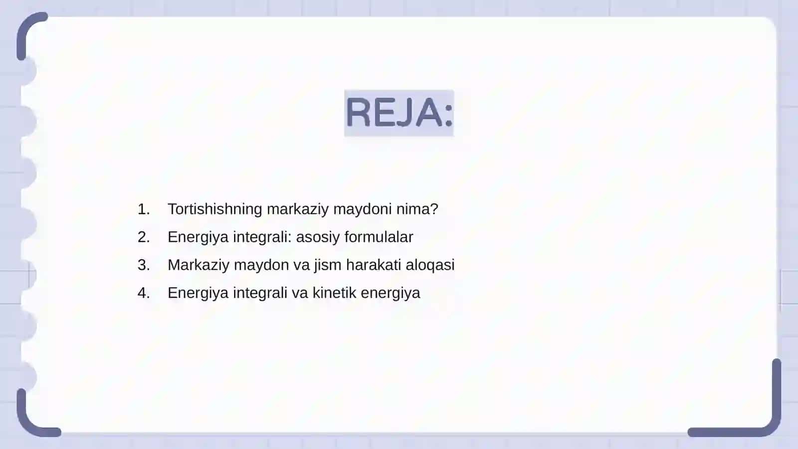 Energiya integrali formulasi 2