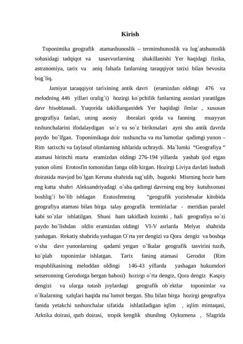 Toponimikaning fan sifatida shakllanishi 2