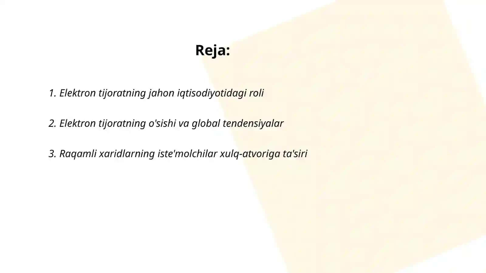 Elektron tijoratning jahon bozoridagi o'rni va ahamiyati 2