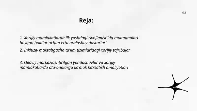 Xorijiy mamlakatlar tajribasi 2