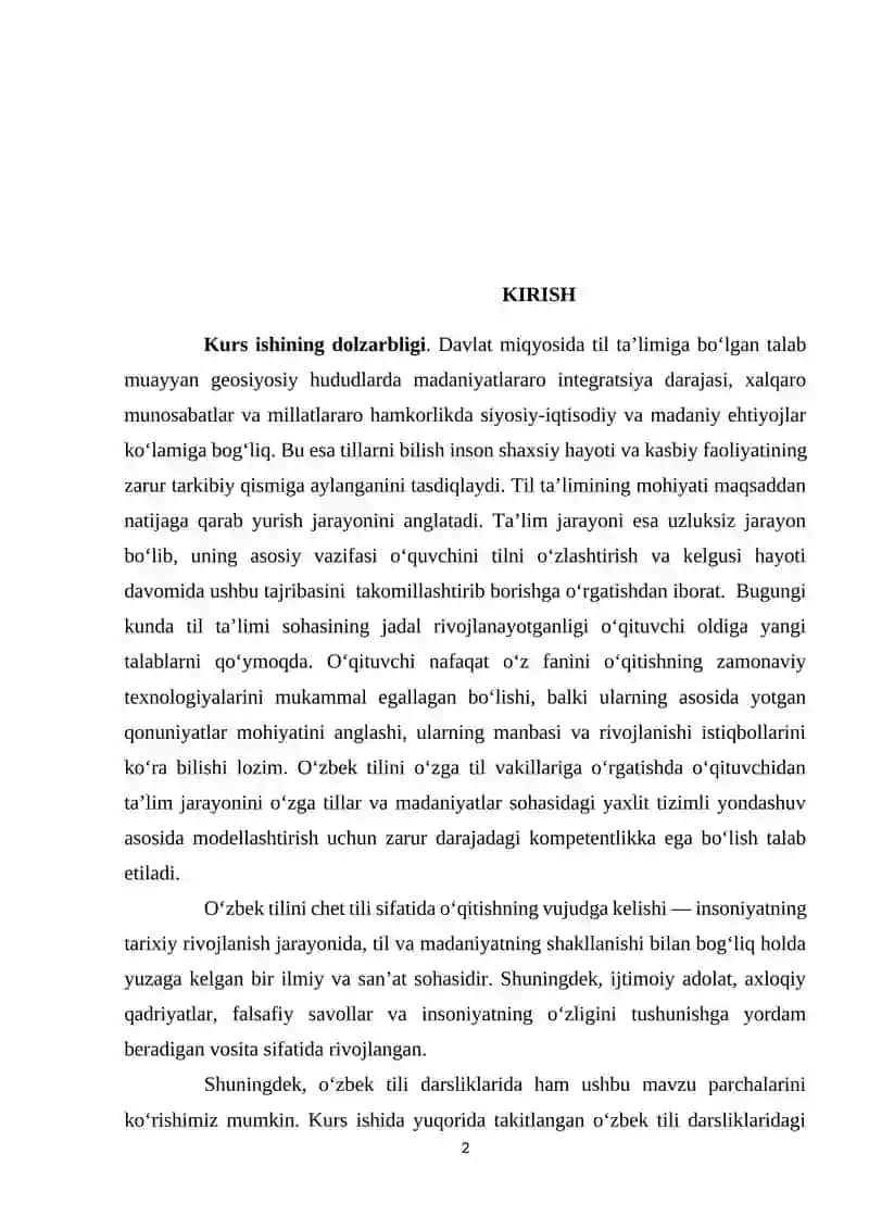 O‘zbek tilini o‘qitishda grammatik ko‘nikmalarni shakllantirish 2