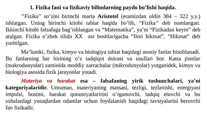 O’lchashlarning fizika viya soslari 2