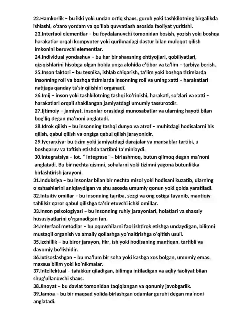 Huquqiy konikmalar va metodologiyadan glossary 2