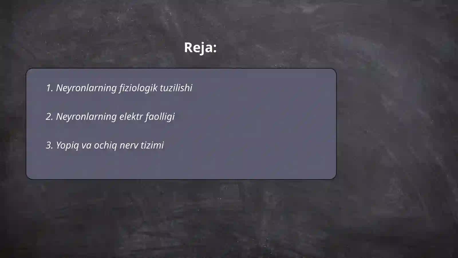 Xulq atvorning nerv fiziologik asoslari 2