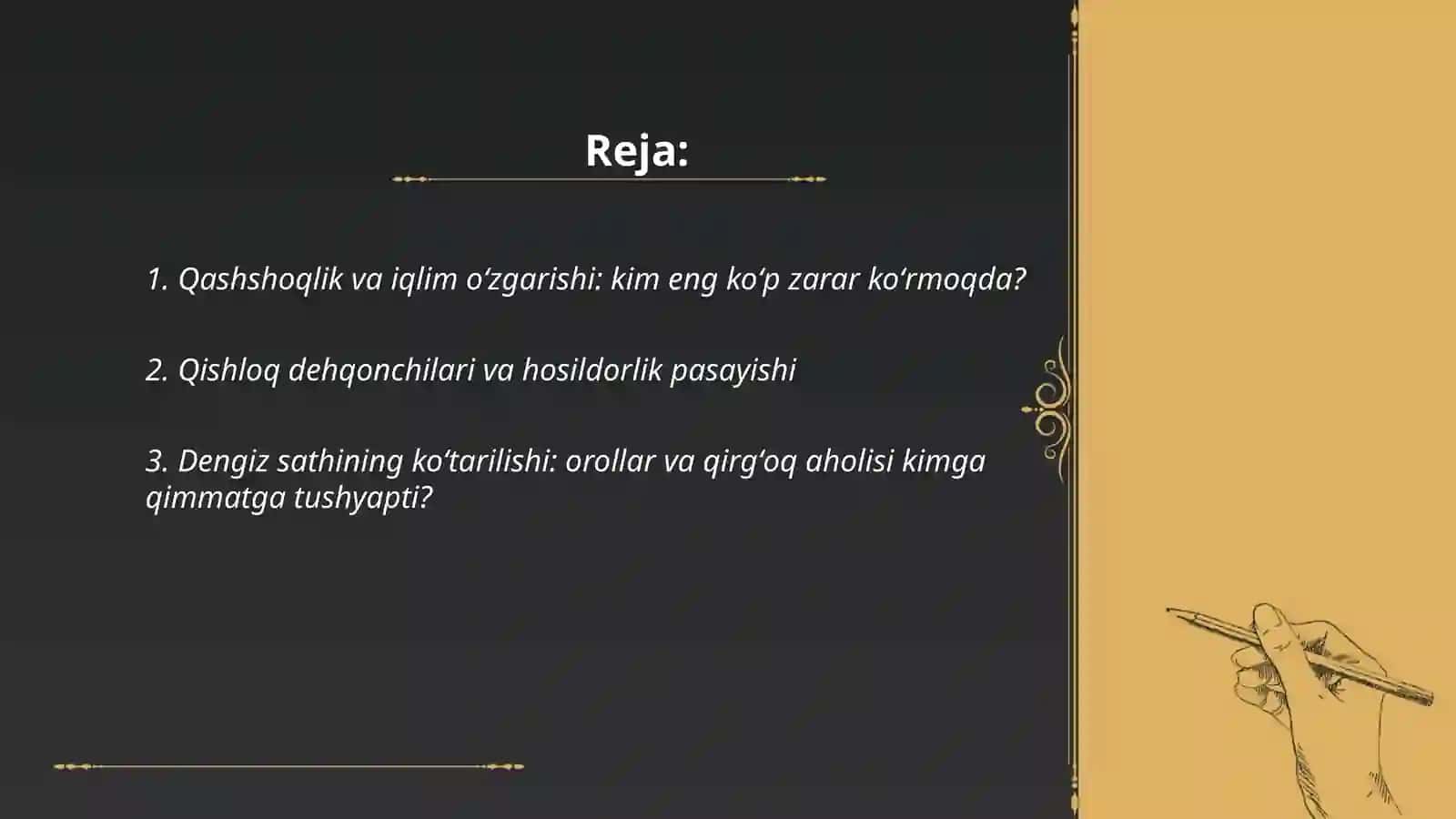 Qashshoqlik va iqlim oʻzgarishi: kim eng koʻp zarar koʻrmoqda? 2
