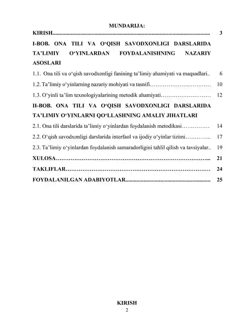 Ona tili va o‘qish savodxonligi darslarida ta’limiy o‘yinlarni qo‘llash 2