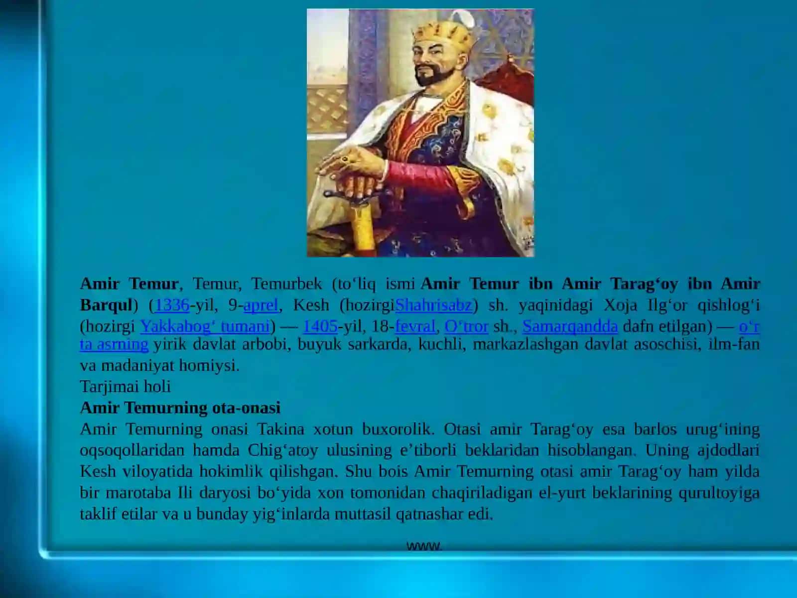 Amir Temur 2