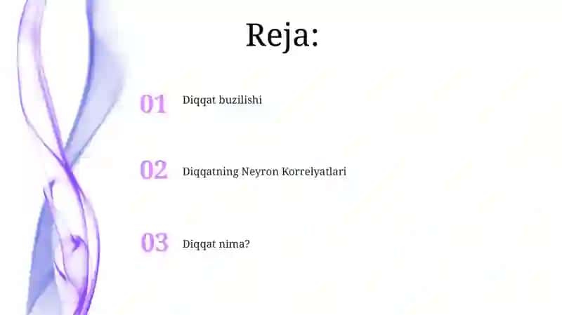 Diqqat haqida tushuncha va uning nerv fiziologik asoslari 2