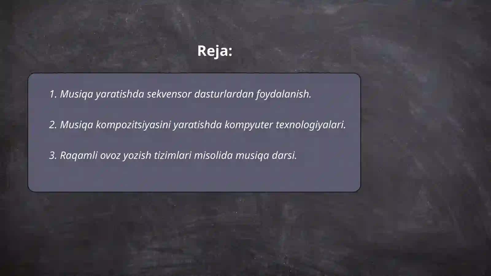 Musiqa madaniyati darsiga ishlanma yaratishda musiqa kompyuter texnologiyalaridan foydalanish. Sekvensor dasturlar 2