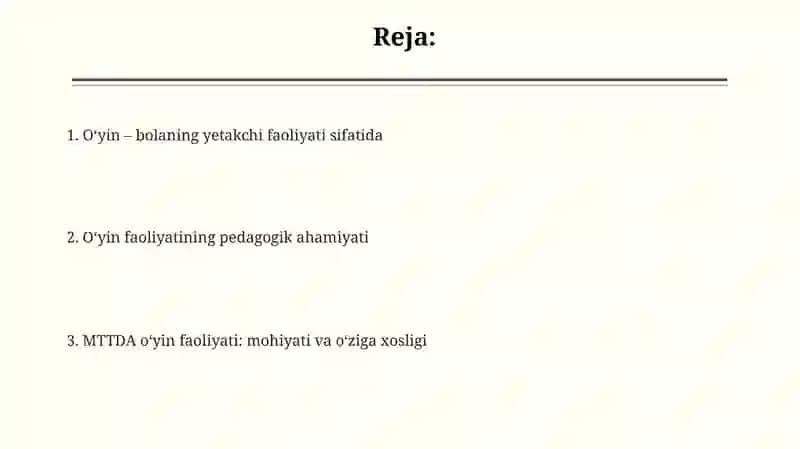 MTTDA o'yin faoliyati: mohiyati va xususiyatlari 2