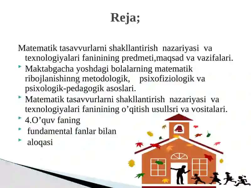 MAKTABGACHA YOSHDAGI BOLALARNING MATEMATIK RIVOJLANISHINING NAZARIY ASOSLARI 2