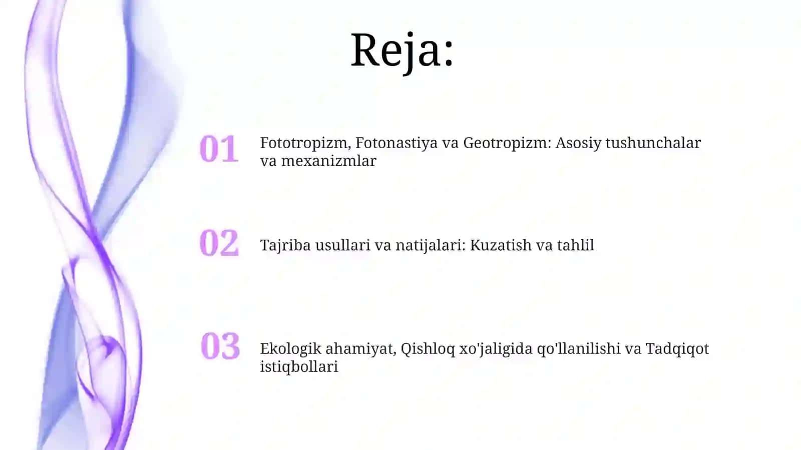 Fototropizm, Fotonastiya va Geotropizm: Ta'rif va Mexanizmlar 2