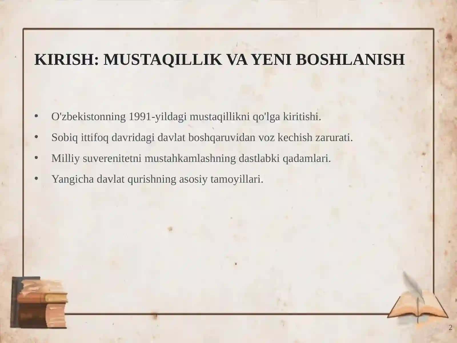 Taqdimning Ma'lumotnomasi 2