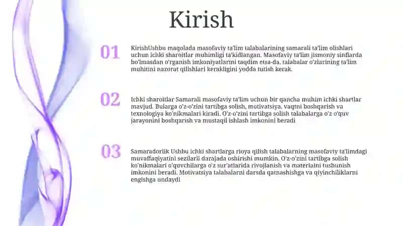 Uzoq Davolanuvchi Maktab Óquvchilarini Samarali Ta'Lim Uchun Ichki Sharoitlar 2