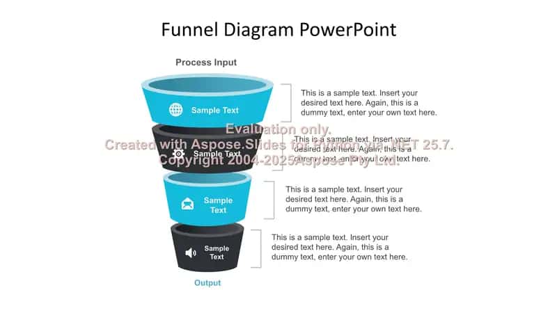 Funnel Diagram PowerPoint 2