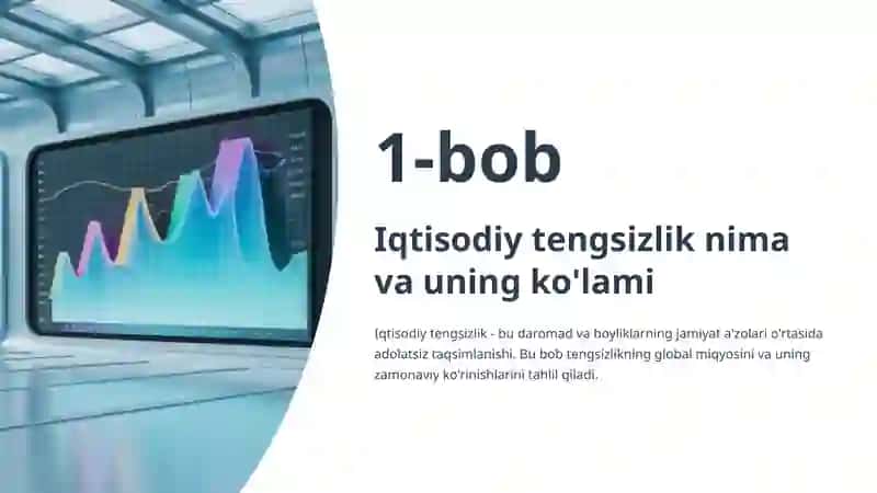Ijtimoiy tengsizlikning iqtisodiy ildizlari 2