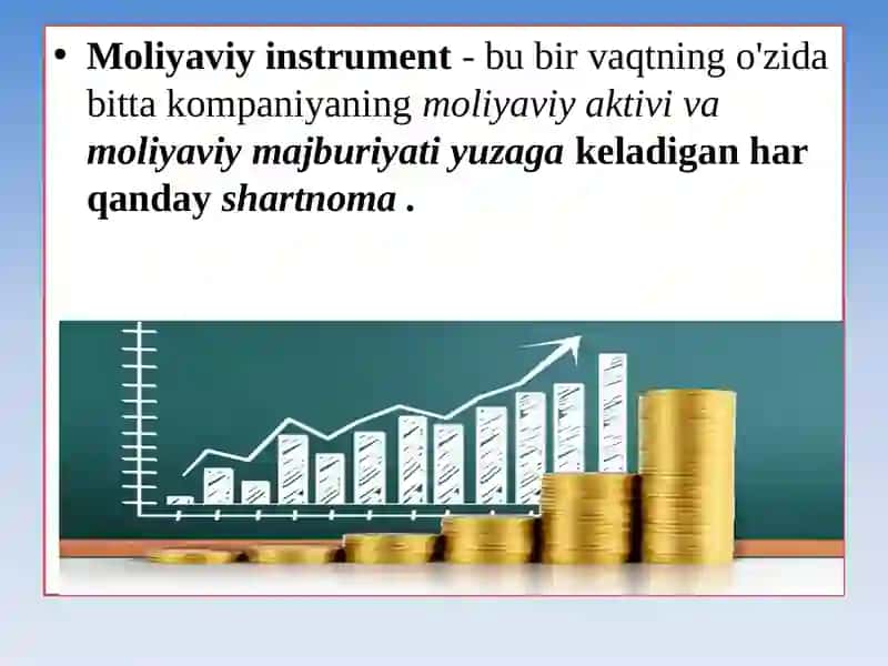 Moliyaviy instrumentlar 2