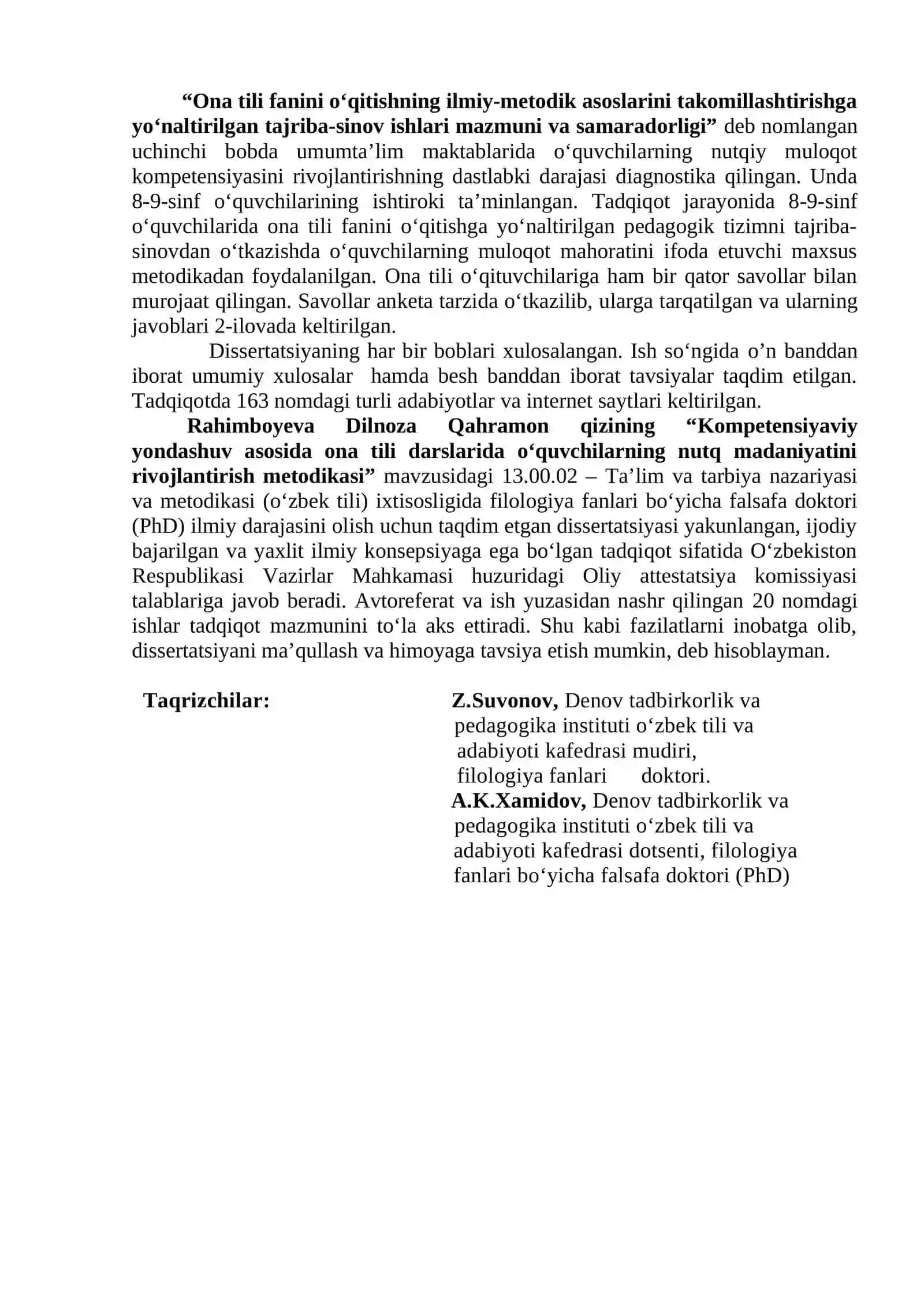 Kompetensiyaviy yondashuv asosida ona tili darslarida o‘quvchilarning nutq madaniyatini rivojlantirish metodikasi 2