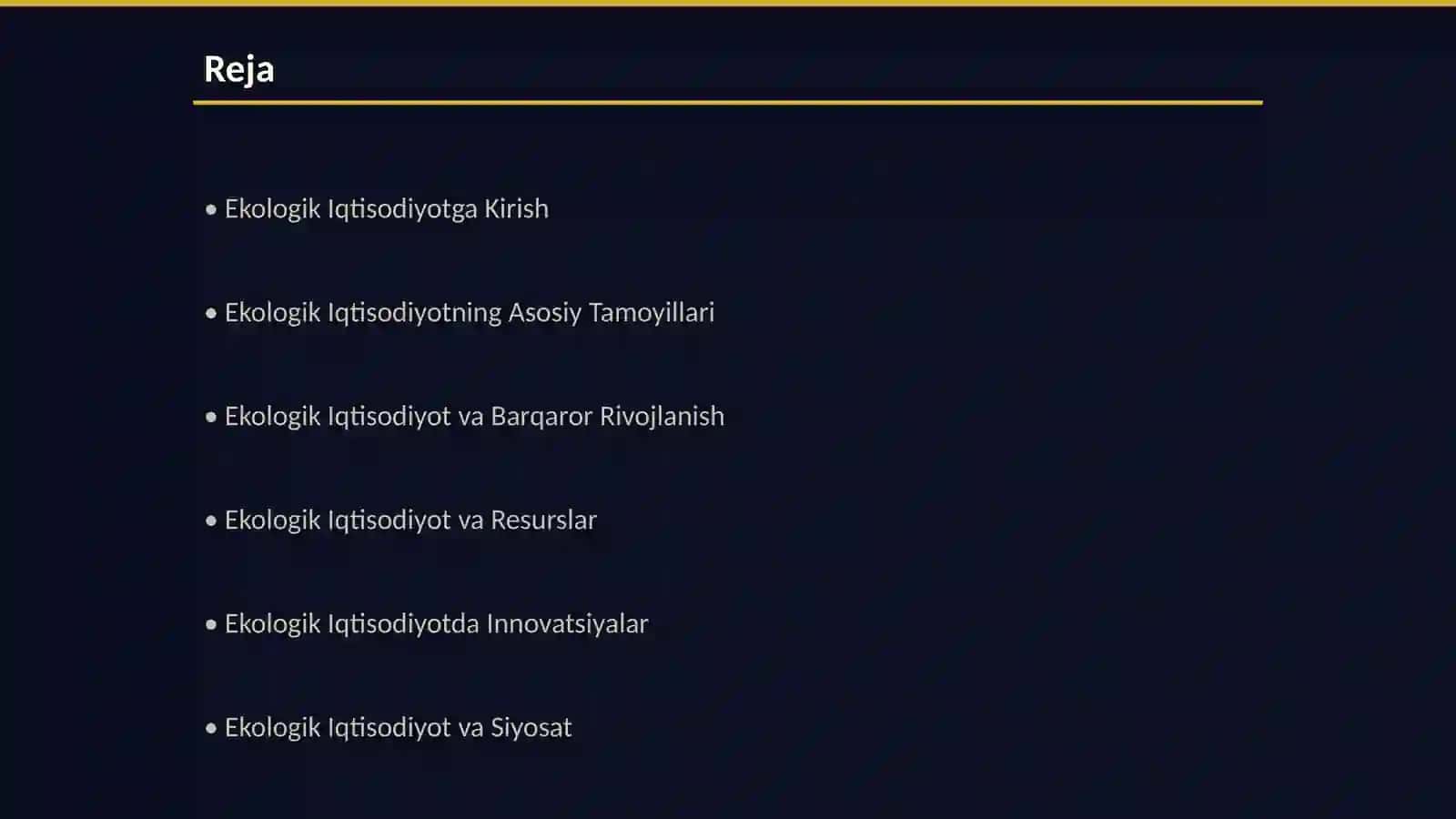 Ekologik Iqtisodiyot: Barqaror Rivojlanishning Asosi 2