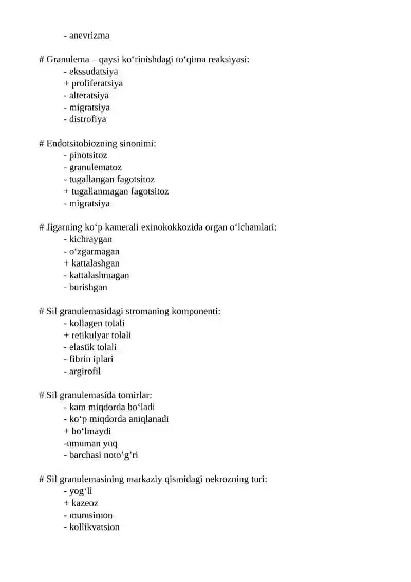 Alveokokkoz kasalligida jigarda yallig‘lanishning turlari 2