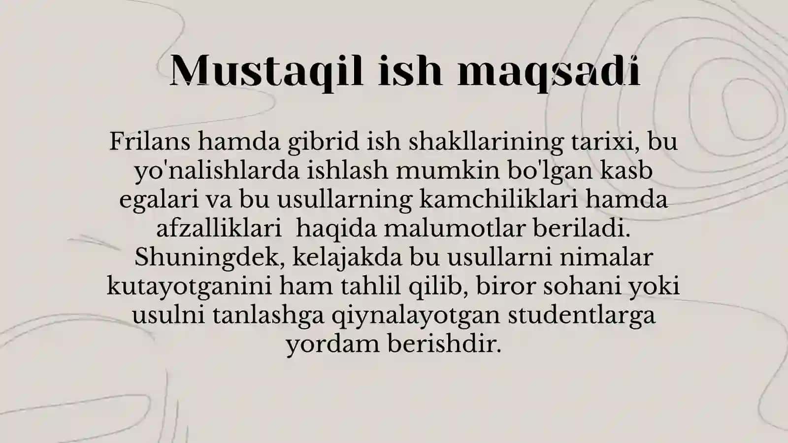Yangi ish shakllari: frilans va gibrid ish usullari 2